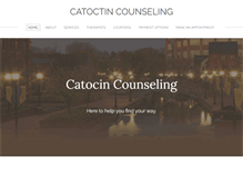 Tablet Screenshot of catoctincounseling.com